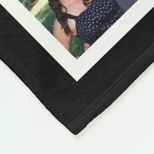 11 Monogram fotocollage Mosaic Square Lijst Fleece Deken (Hoek)