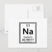 11 Natrium Briefkaart (Voorkant / Achterkant)