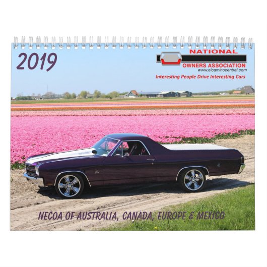 #11 NECOA uit Australië, Can, Eur & Mex Kalender (Hoes)