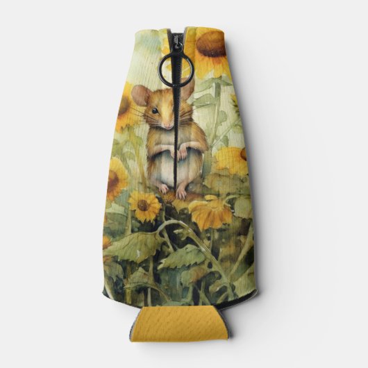 11 of 17 Zonnebloementuin Miceville Flesjeskoeler (Achterkant)