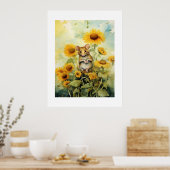 11 of 17 Zonnebloementuin Miceville Poster (Keuken)