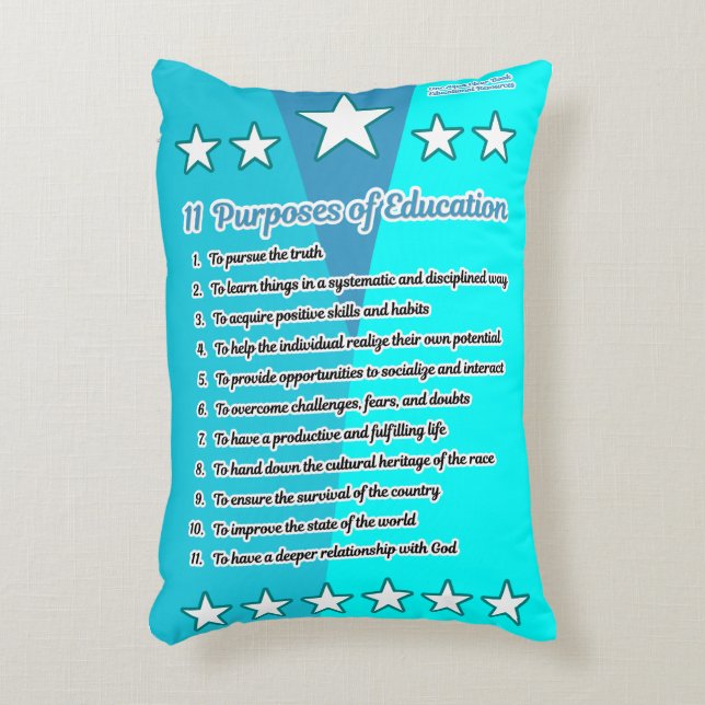 11 Onderwijsdoeleinden Accent Kussen (Voorkant(Verticaal))