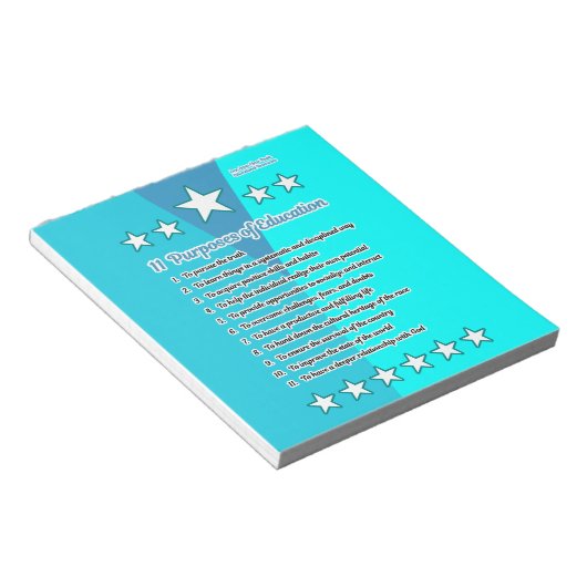 11 Onderwijsdoeleinden Notitieblok (Schuin)