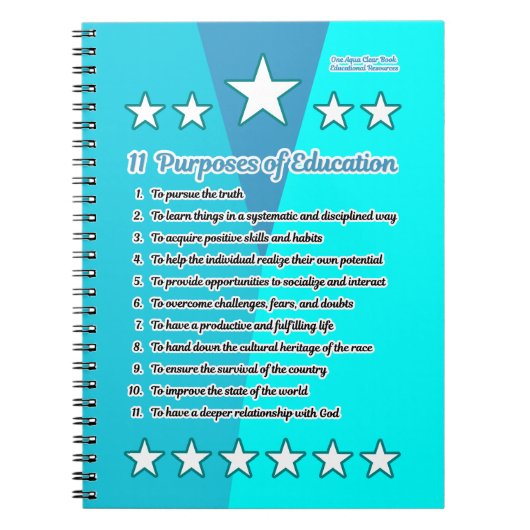 11 Onderwijsdoeleinden Notitieboek (Voorkant)