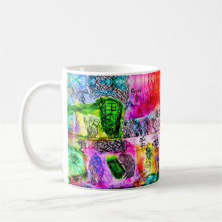 11 OZ—ABSTRACTE KUNST KOFFIEMOK