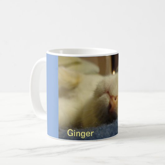 11 oz Coffee-Mok met Ginger Koffiemok (Voorkant links)