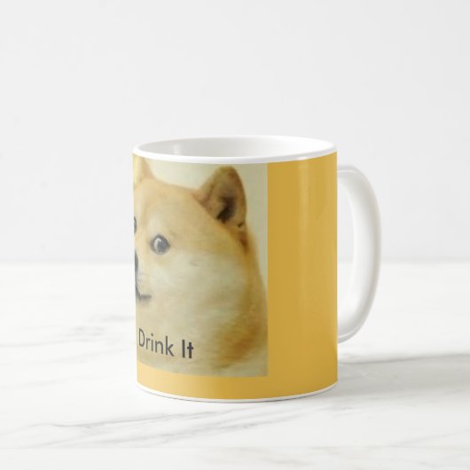 11 oz. Doge Meme Coffee Cup Koffiemok (Voorkant rechts)