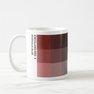 11 oz Ercolano Rood x Phthalo Blauwe Mok