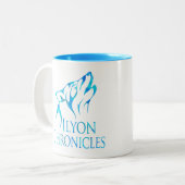 11 oz Ilyon Chronicles Blue Wolf Two-Tone Mok (Voorkant links)