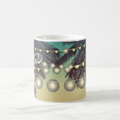 11 oz. Koffie Mok Beach Sunset Palm Tree String Li (Center)