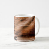 11 oz. Koffie Mok Cowboy laarzen schuur hout rusti (Voorkant rechts)