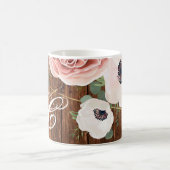 11 oz. Koffie Mok Geometrische tuin Roos schuur ho (Center)