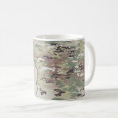 11 oz. Koffie Mok Leger OCP Camo Uniform Camoflaug (Voorkant rechts)