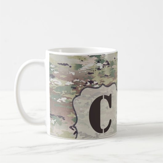 11 oz. Koffie Mok Leger OCP Camo Uniform Camoflaug (Links)