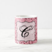 11 oz. Koffie Mok Roos Gouden Glitter (Center)