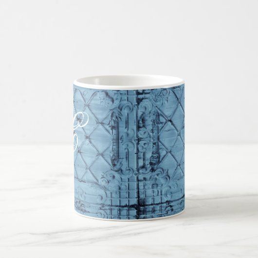 11 oz. Koffie Mok Rustieke Tin Panel Plafond Land (Center)