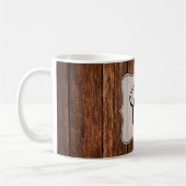 11 oz. Koffie Mok Schuur Hout Land Rustiek (Links)