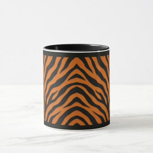 11 OZ. KOFFIE MOK - "TIGRESS PRINT" (Midden)