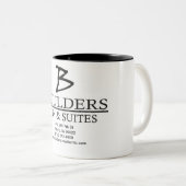 11 oz koffie-mok tweekleurige koffiemok (Voorkant rechts)