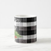 11 oz. Koffie Mok XMAS Vrachtwagen Baffalo Plaid K (Center)