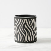 11 OZ. KOFFIE MOK - "ZEBRA PRINT" (Midden)