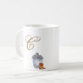 11 oz. Koffie Mok Zomer Land Bruiloft Rustieke Wa (Voorkant links)