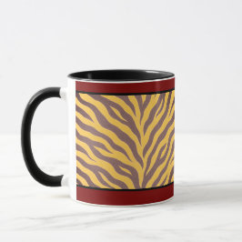 11 OZ. KOFFIE MOK - "ZULU PRINT"
