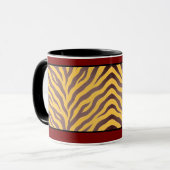 11 OZ. KOFFIE MOK - "ZULU PRINT" (Voorkant links)
