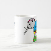 11 oz koffie/theebeker "Onthoud" olifant Koffiemok (Center)