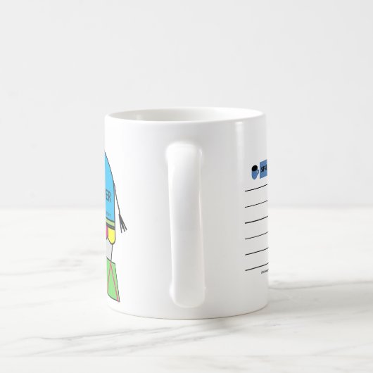 11 oz koffie/theebeker "Onthoud" olifant Koffiemok (Handvat)