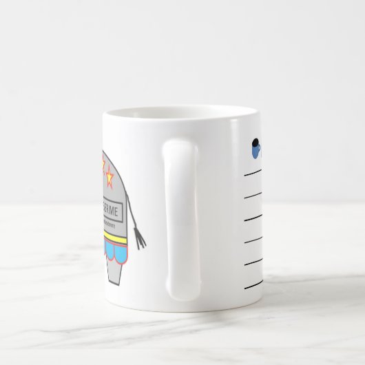 11 oz. koffiekopolifant "Onthoud me" Koffiemok (Handvat)