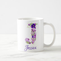 11 oz Lavendel Paarse Monogrammed Koffie Mok