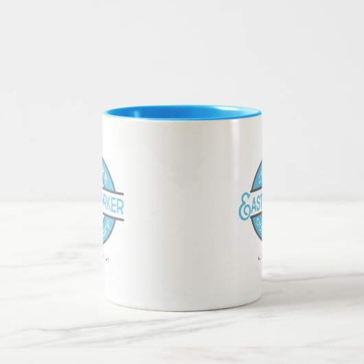 11 oz. logo in de vorm van koffiebeker  tweekleurige koffiemok (Center)