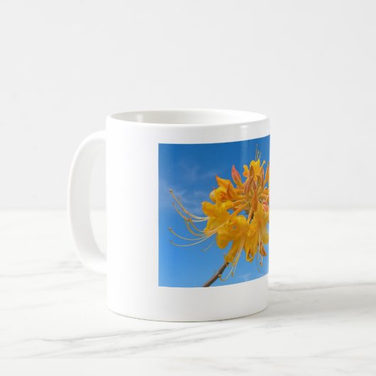 11 oz mok met Florida Flame Azalea (Voorkant links)