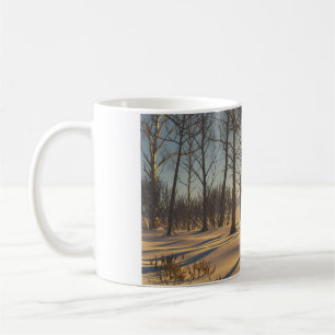 11 oz mok met "Snowy Dawn" afbeelding