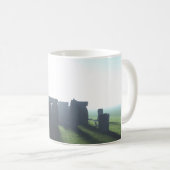 11 oz mok met "Stonehenge in de mist" afbeelding (Voorkant rechts)