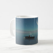 11 oz mok met "Vreedzaam" afbeelding (Voorkant links)