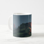 11 oz mok met ("Woestijnmonumenten"-afbeelding (Voorkant links)