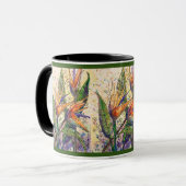 11 oz Mok — Vogels van het paradijs (Voorkant links)
