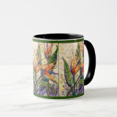 11 oz Mok — Vogels van het paradijs (Voorkant rechts)