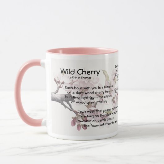 11 oz Mok "Wild Cherry" door Erin A Thomas (levend (Links)