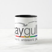 11 oz of 15 oz Gaygull Coffee Mok (Midden)