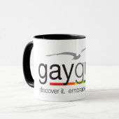 11 oz of 15 oz Gaygull Coffee Mok (Voorkant links)