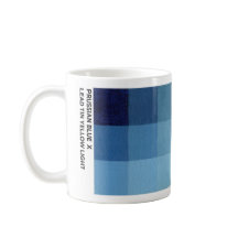 11 oz Pruisisch Blauw x Lood Tin Geel Licht Mok
