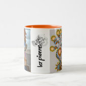 11 oz Whimsical Gezicht Mok (Center)