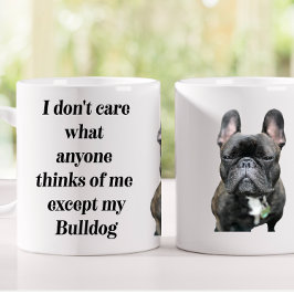 11-oz Zwart Frans Bulldog Mok Funny Dog Mok
