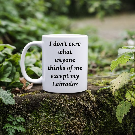 11 oz Zwart Labrador Retriever Funny Gift Mok