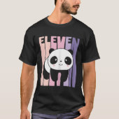 11 Panda 11e B-dag T-shirt (Voorkant)