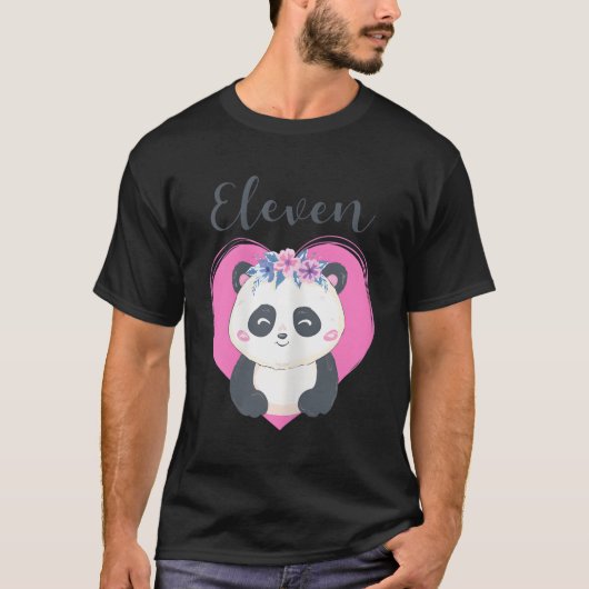 11 Panda Py 11e T-shirt (Voorkant)