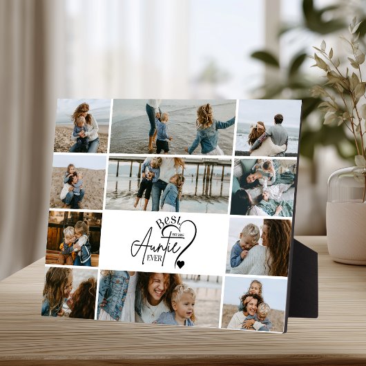 11 Personalized Best Aunt Photo Collage Fotoplaat